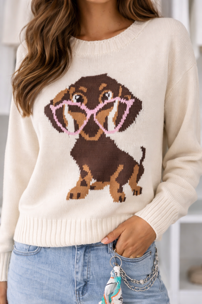 Daisy Knit Pulóver